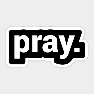 pray Sticker